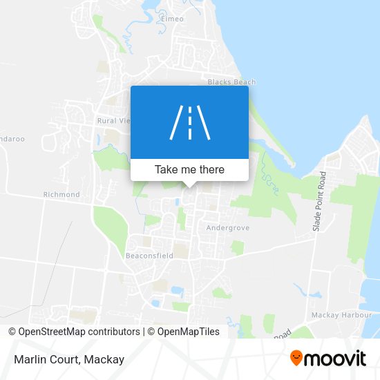 Marlin Court map