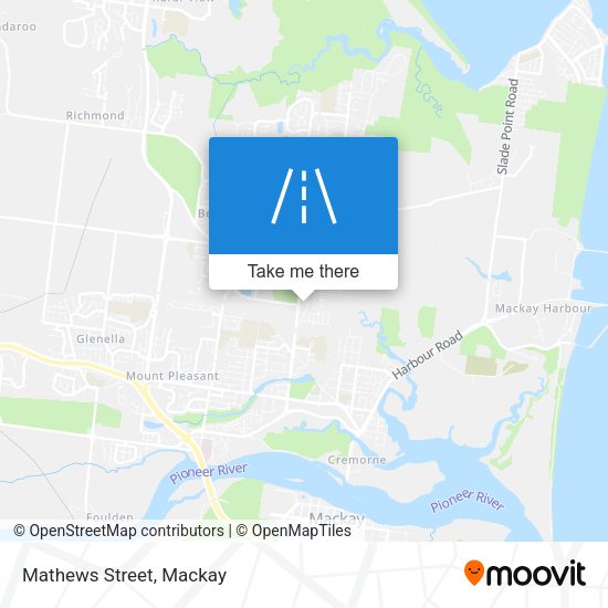 Mathews Street map
