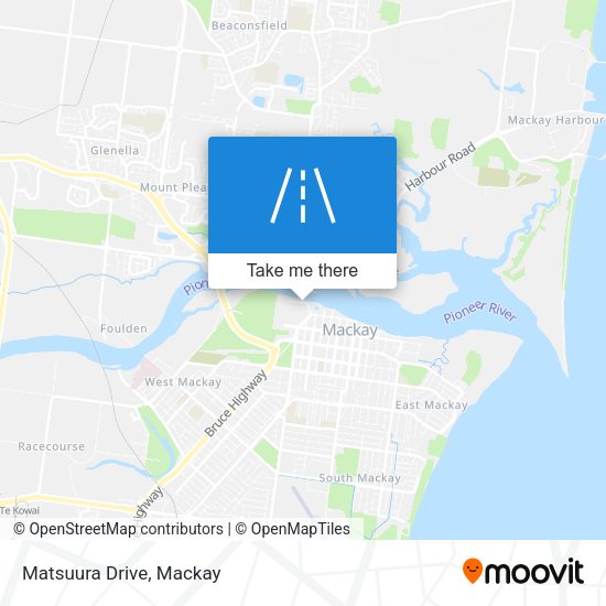 Matsuura Drive map