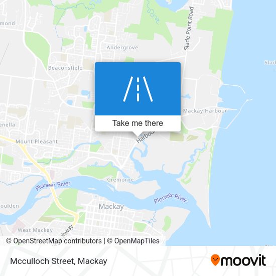 Mcculloch Street map