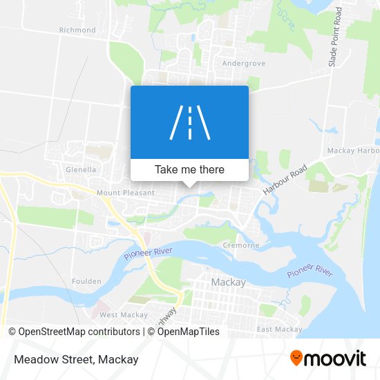 Meadow Street map