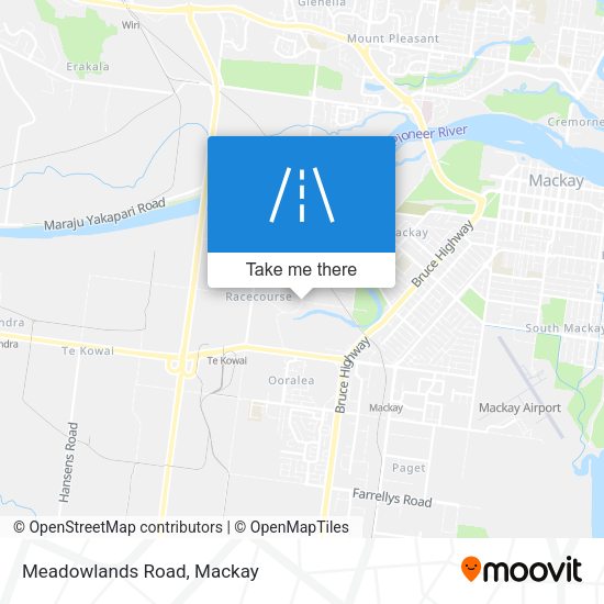 Meadowlands Road map