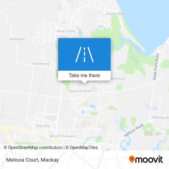 Melissa Court map