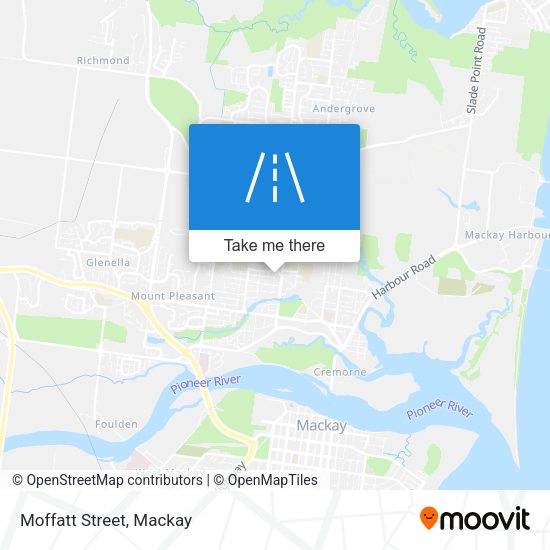 Moffatt Street map