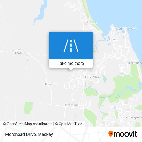 Morehead Drive map