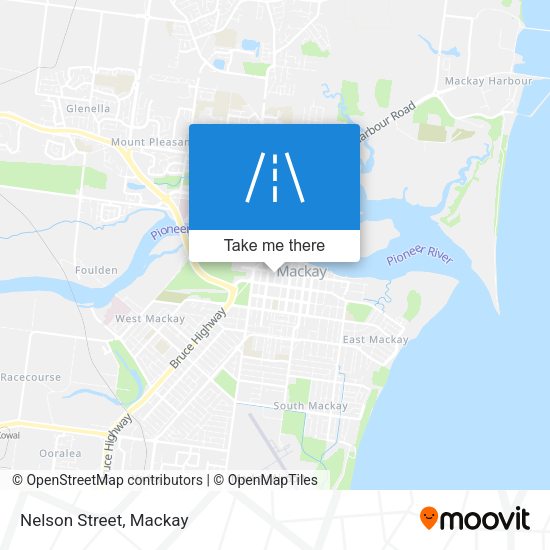 Nelson Street map
