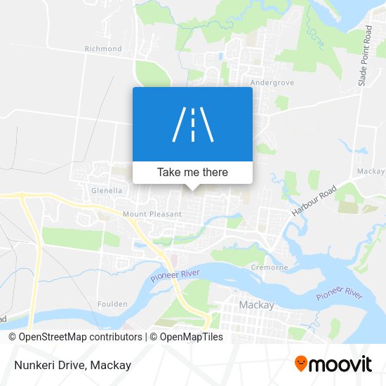 Nunkeri Drive map