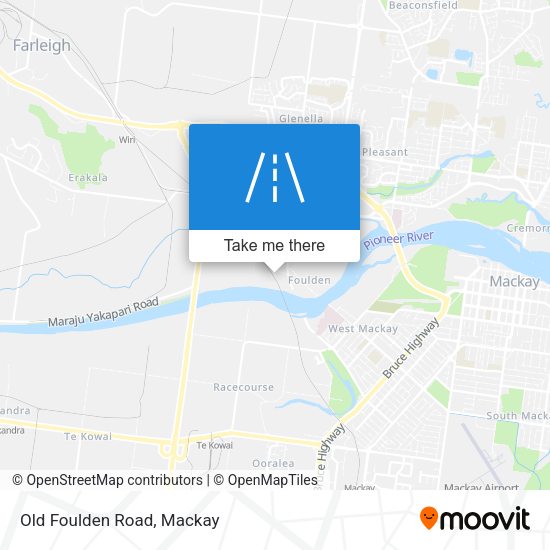 Old Foulden Road map