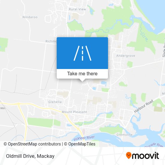 Oldmill Drive map