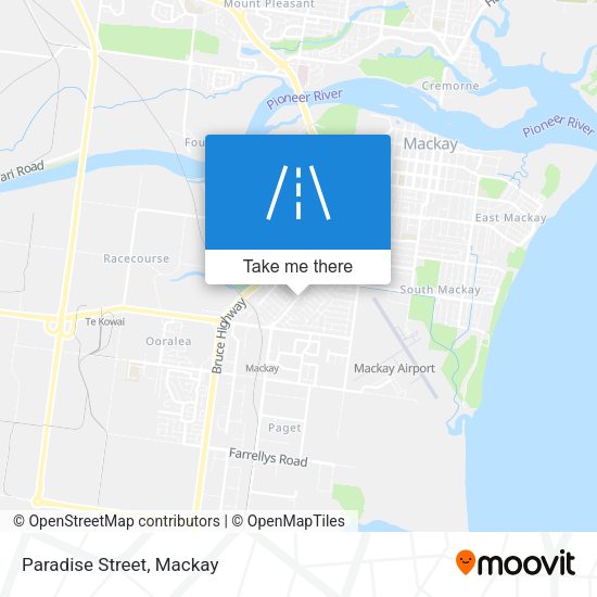 Paradise Street map