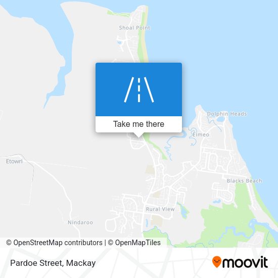 Pardoe Street map