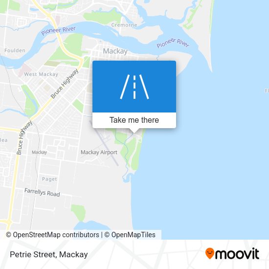 Petrie Street map