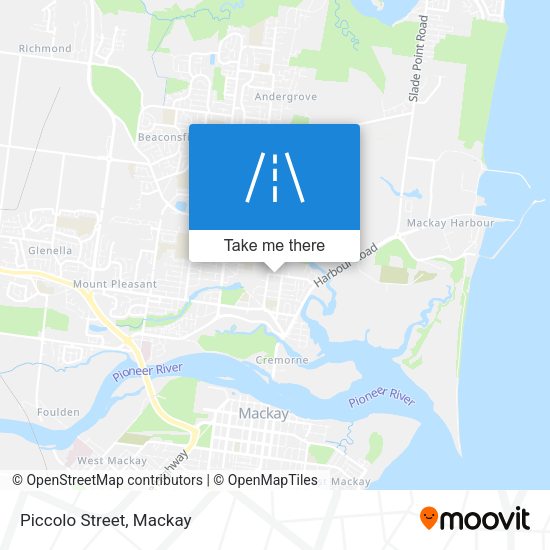 Piccolo Street map