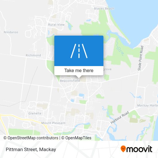 Pittman Street map