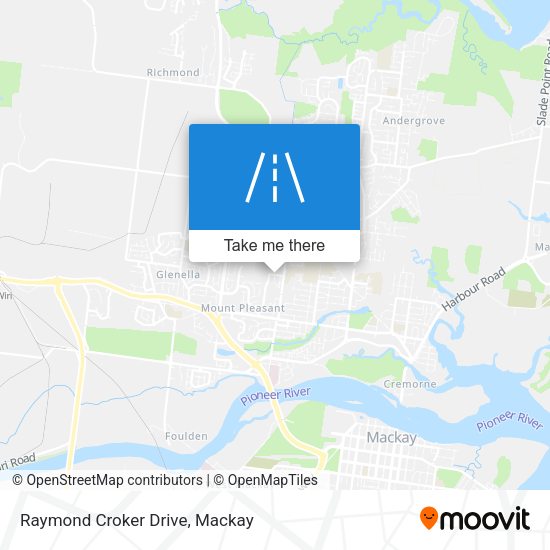 Raymond Croker Drive map