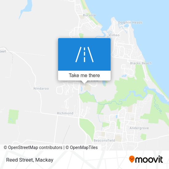 Reed Street map