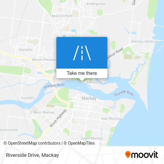 Mapa Riverside Drive