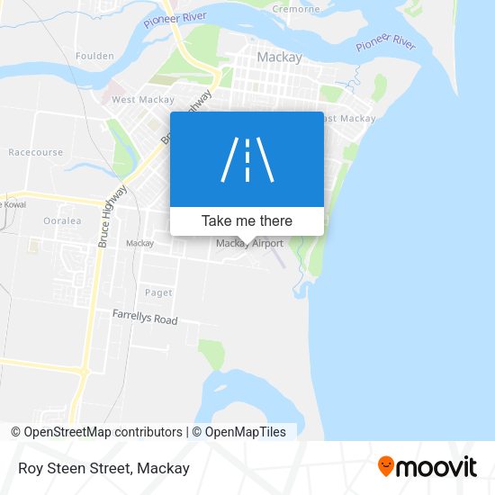 Roy Steen Street map