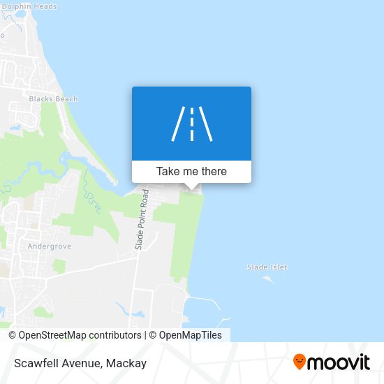 Scawfell Avenue map