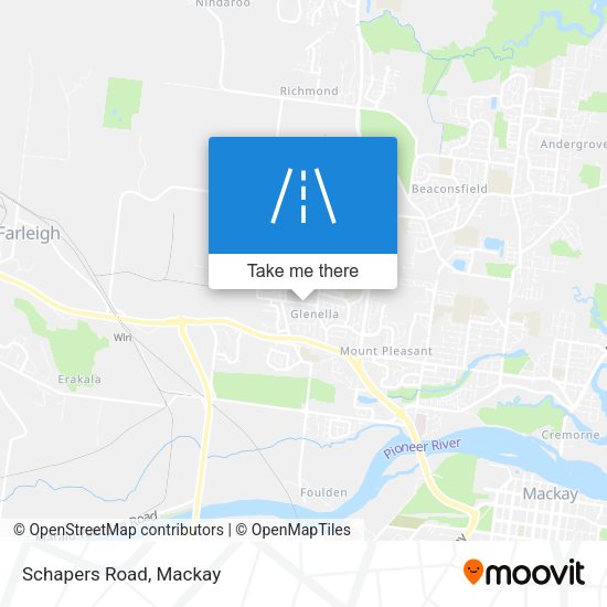 Schapers Road map
