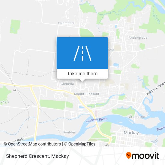 Shepherd Crescent map