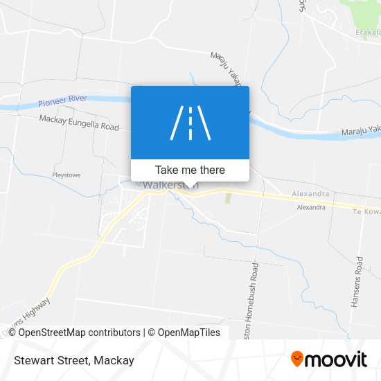 Stewart Street map