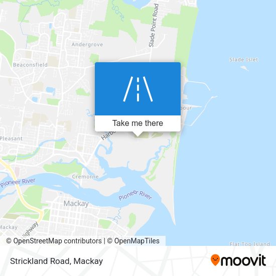 Strickland Road map