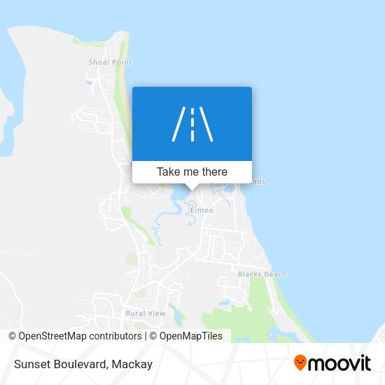 Sunset Boulevard map