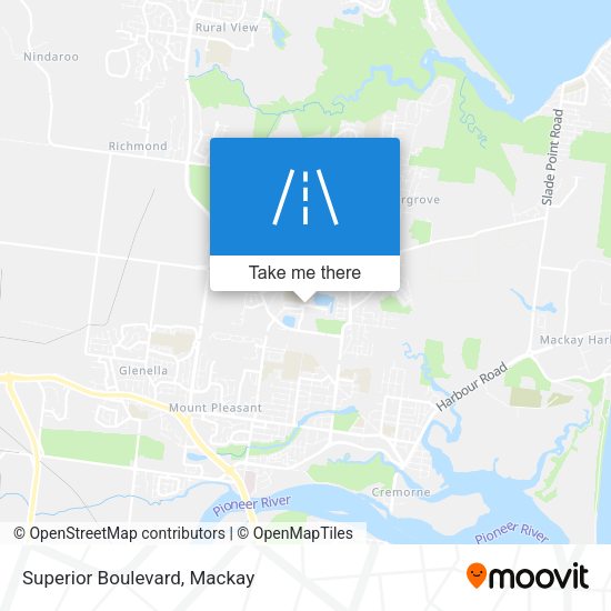 Superior Boulevard map