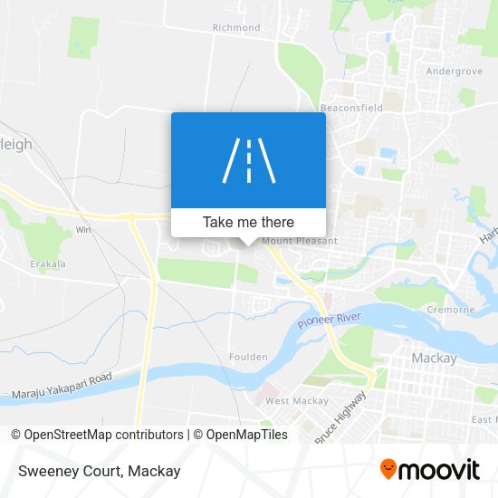 Sweeney Court map