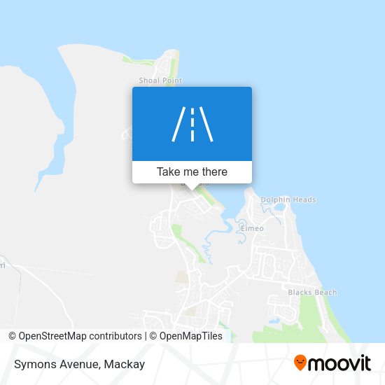 Symons Avenue map