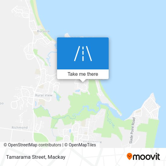 Tamarama Street map