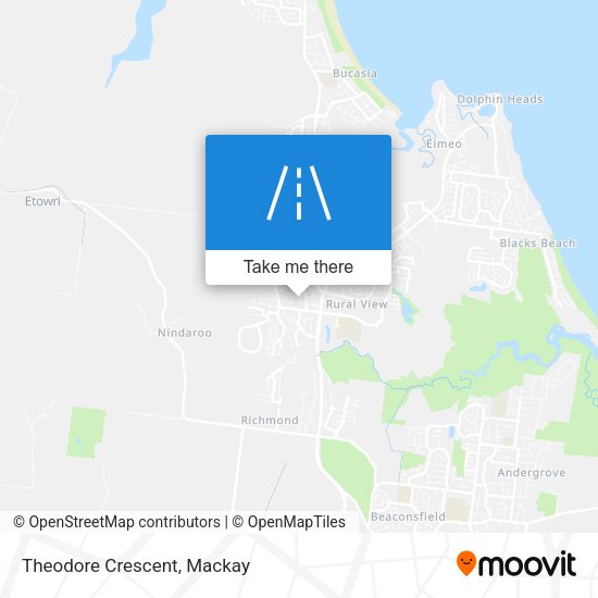 Theodore Crescent map