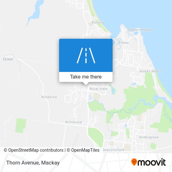 Thorn Avenue map