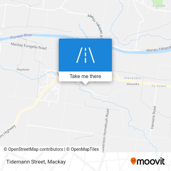 Tidemann Street map