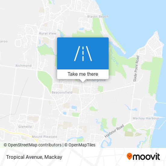 Tropical Avenue map