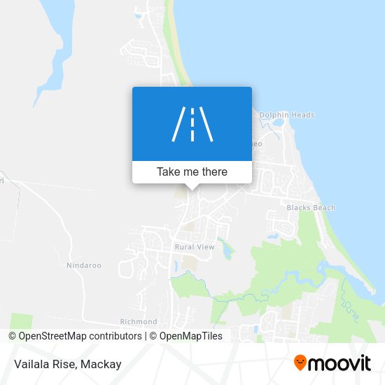 Vailala Rise map
