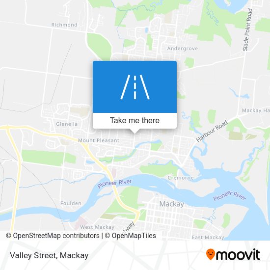 Valley Street map