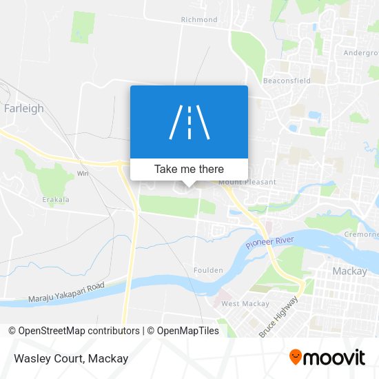 Wasley Court map