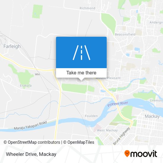 Wheeler Drive map