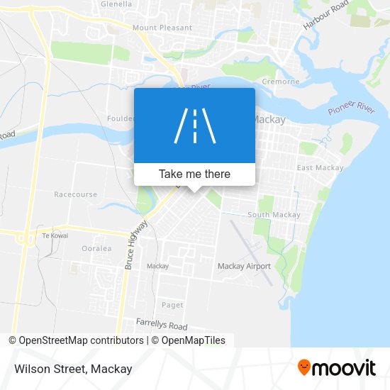 Wilson Street map