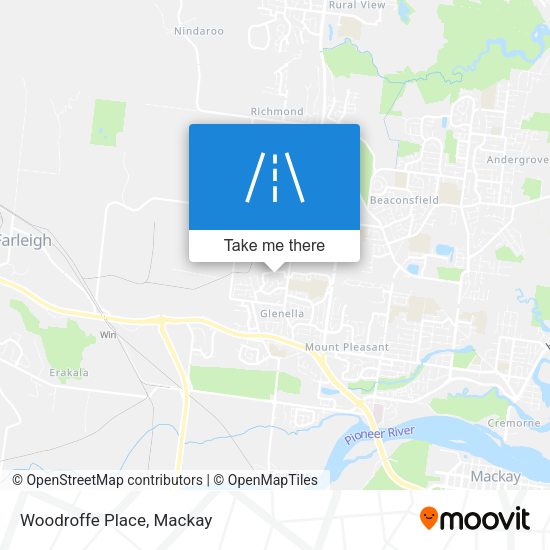 Woodroffe Place map