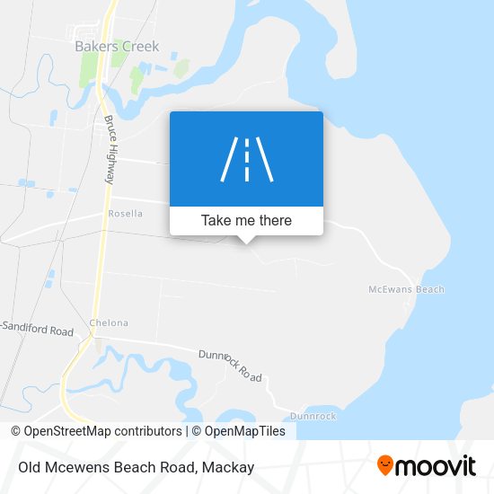 Old Mcewens Beach Road map