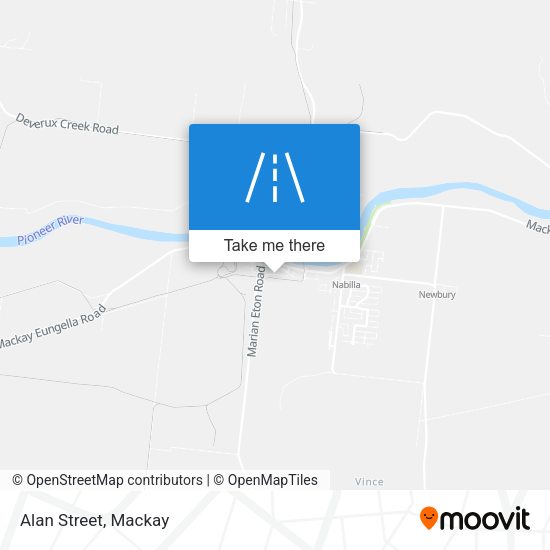 Alan Street map