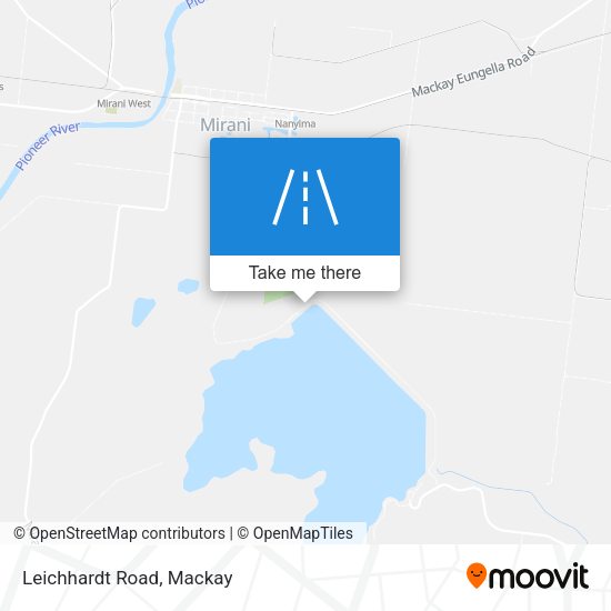 Leichhardt Road map
