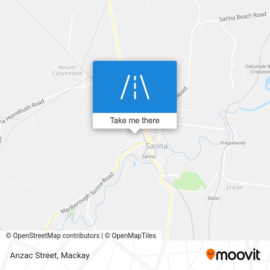 Anzac Street map