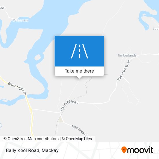 Bally Keel Road map