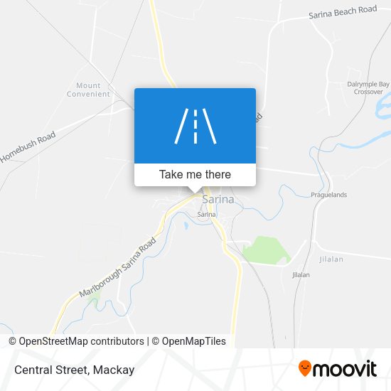Central Street map