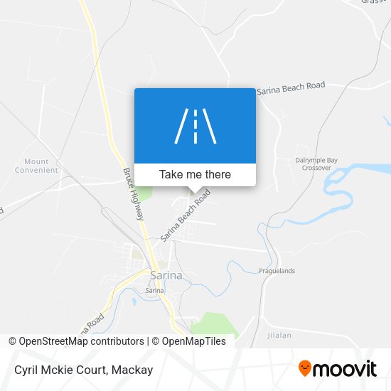 Cyril Mckie Court map