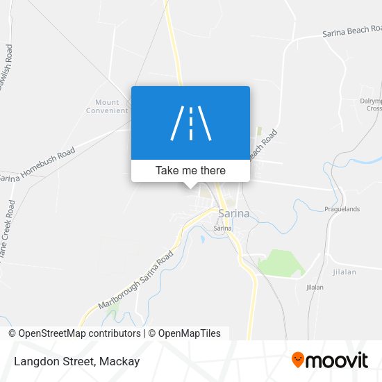 Langdon Street map